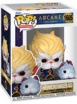 Figurine Funko Pop Arcane d'Heimerdinger avec Poro