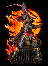 Statuette en résine de Naoe & Yasuke dans Assassin’s Creed Shadows par Purearts 
