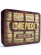 Coffret 5 pièces en métal de l'Équipage du Chapeau de Paille dans One Piece