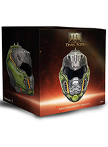 Réplique portable du casque du Doom Slayer dans le jeu DOOM : The Dark Ages