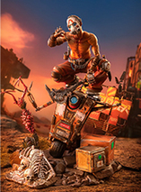 Diorama en résine de Psycho Bandit et Claptrap dans Borderlands par PureArts