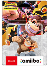 Figurine amiibo Donkey Kong et Pauline dans le jeu Donkey Kong Bananza