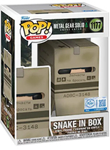 Figurine Funko Pop Metal Gear Solid Snake Eater de Snake dans un carton