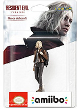 Figurine amiibo Grace dans le jeu Resident Evil Requiem