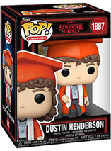 Figurine Funko Pop de Dustin Henderson (Remise des diplômes) dans la saison 5 de Stranger Things