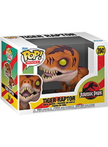 Figurine Funko Pop Jurassic Park du Raptor tigre