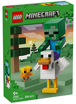 Poule chevauchée - LEGO Minecraft
