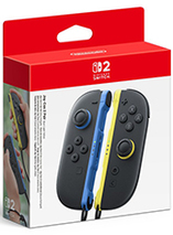 Paire de manettes Joy-Con 2 Splatoon bleu et jaune clair pour Nintendo Switch 2