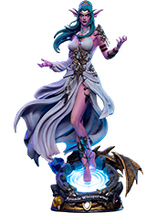 Statuette en résine de Tyrande Murmure-vent dans le jeu Warcraft par Sideshow 
