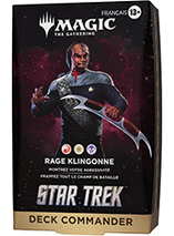 Star Trek Deck Commander Rage klingonne - Cartes Magic: The Gathering