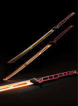 Réplique du Katana Thermique Errata version Valentinos dans Cyberpunk 2077