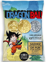 Dragon Ball - Collection de mini-médailles de la Monnaie de Paris