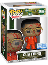 Figurine Funko Pop de Gus Fring (ensanglanté) dans la série Breaking Bad
