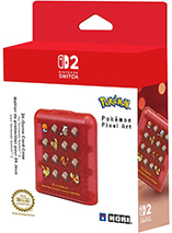 Boitier de protection Hori pour 24 jeux - Nintendo Switch 2 Pokémon Pixel Rouge