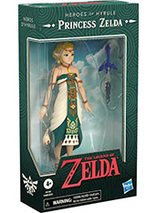 Figurine articulée de la princesse Zelda dans The Legend of Zelda : Heroes of Hyrule par Hasbro