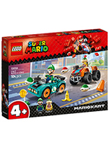 Mario Kart Luigi contre Bowser Jr - LEGO Super Mario #72056