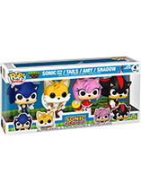 Pack de 4 figurines Funko Pop Sonic The Hedgehog