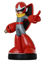 Figurine amiibo Proto Man dans le jeu Mega Man Dual Override