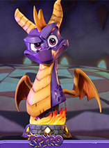 Buste taille réelle de Spyro par F4F