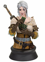 Buste Ciri jouant aux cartes (Gwent) – Witcher 3 Wild Hunt par Dark Horse