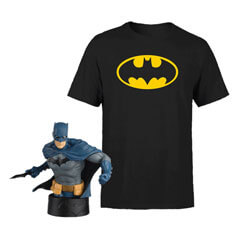 le-lot-dc-comics-t-shirt-buste-eaglemoss-batman-est-en-promo