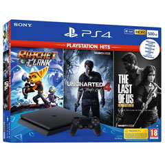 le-bundle-ps4-slim-500-go-the-last-of-us-ratchet-clank-uncharted-4-est-en-promo