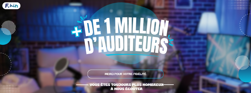 1 million d’auditeurs… Merci de votre fidélité !