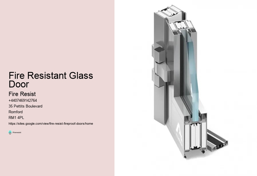 Fire Resistant Glass Door