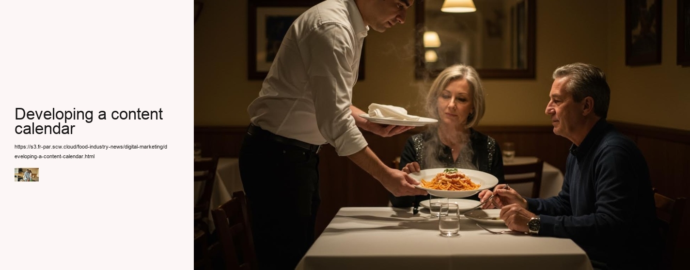 Developing a content calendar