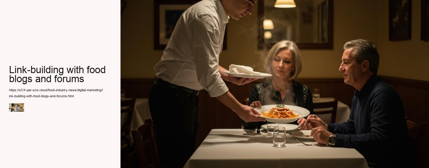 Link-building with food blogs and forums