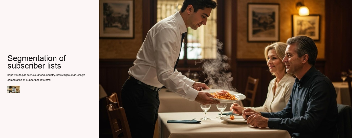 Segmentation of subscriber lists