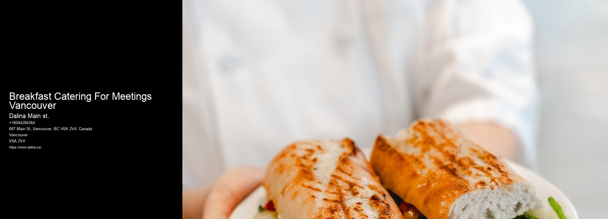 Brunch Catering Breakfast Catering For Meetings Vancouver