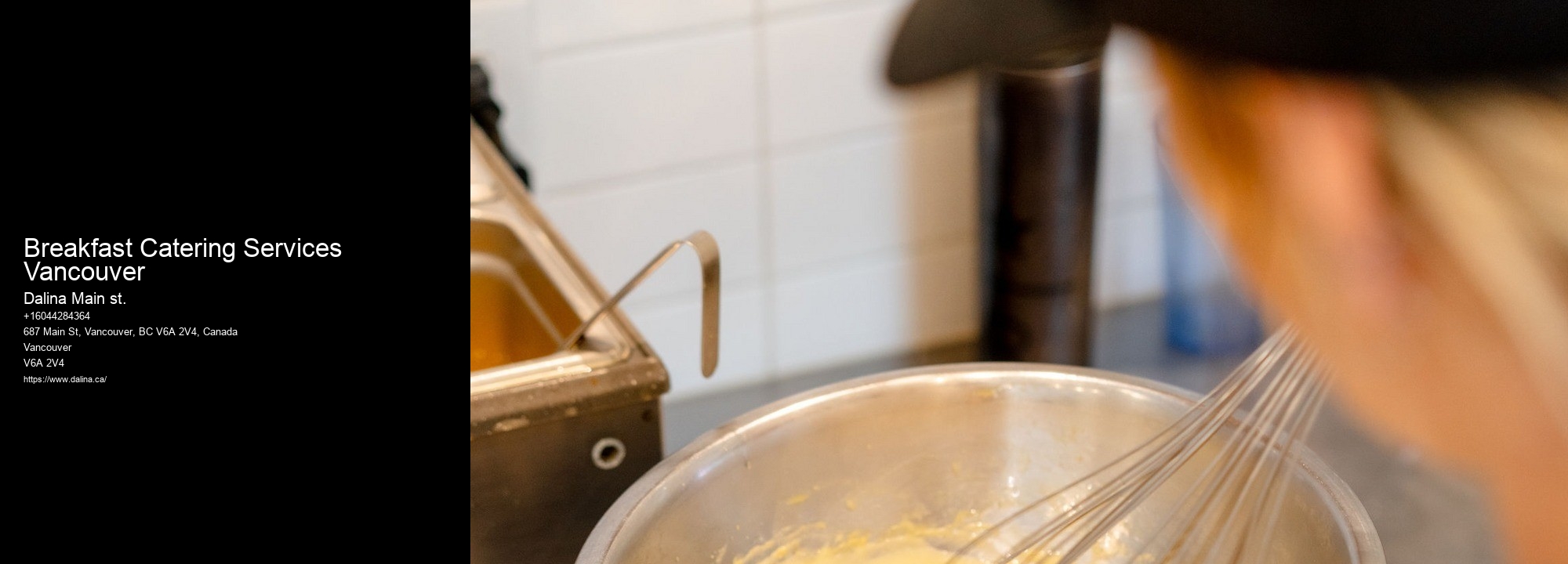 Catering Services For Festivals Breakfast Catering Services Vancouver