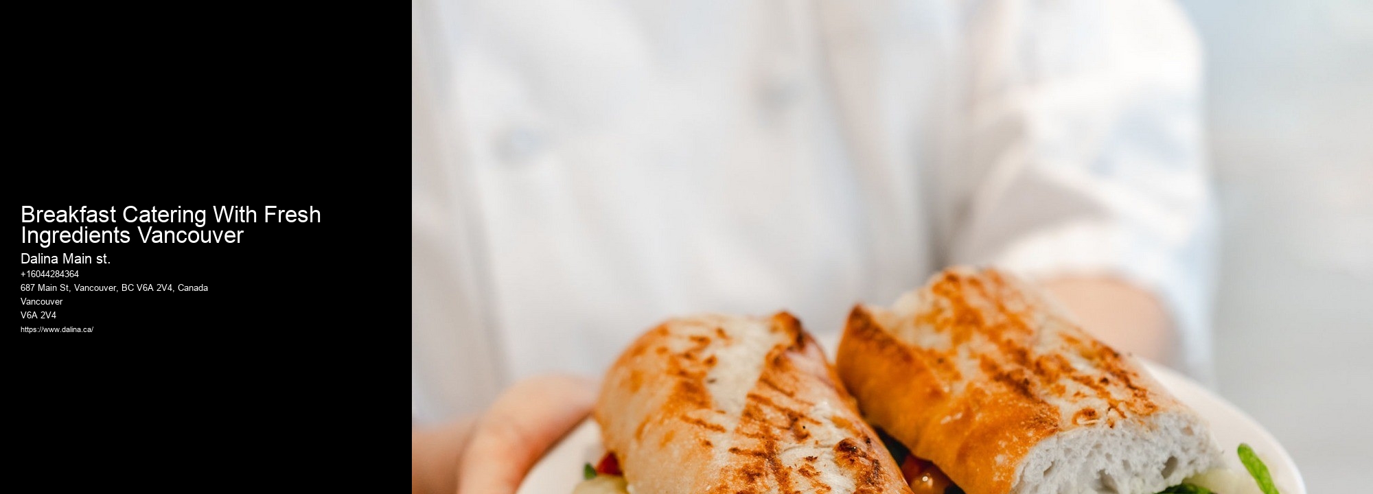 Organic Lunch Catering Breakfast Catering With Fresh Ingredients Vancouver
