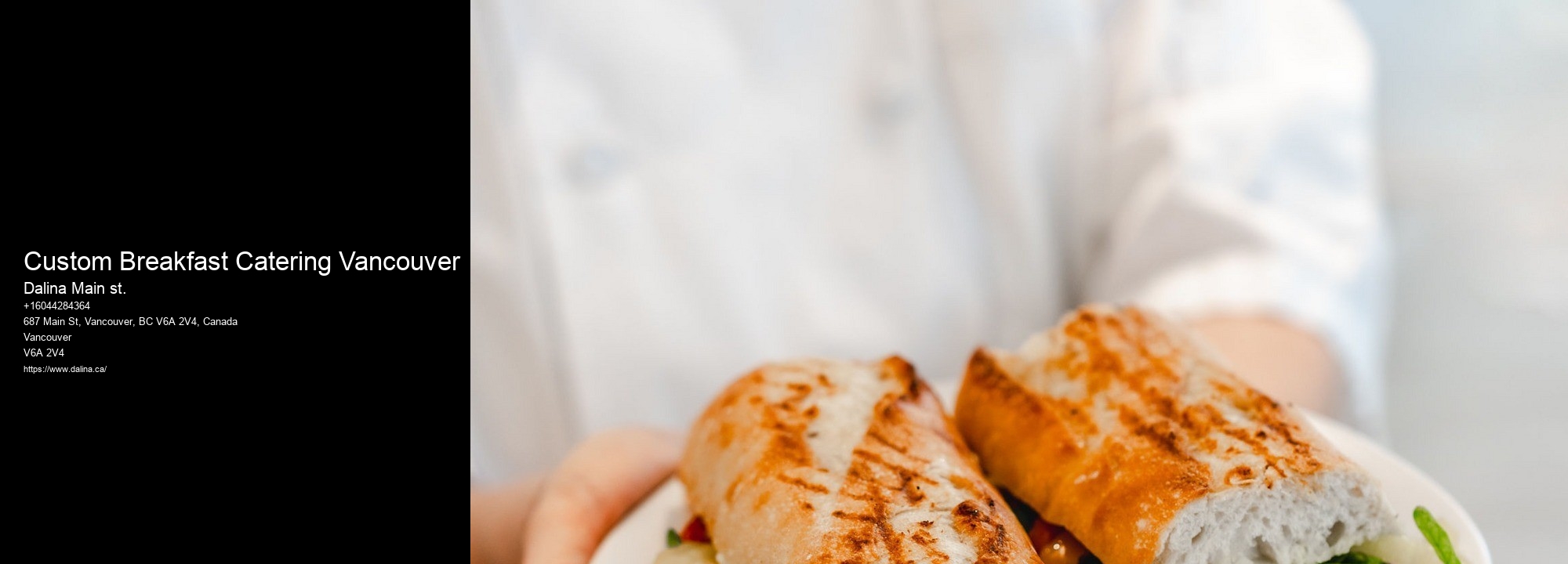 Catering Custom Breakfast Catering Vancouver
