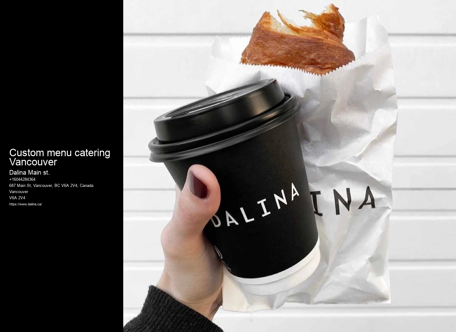 Catering Company Custom menu catering Vancouver