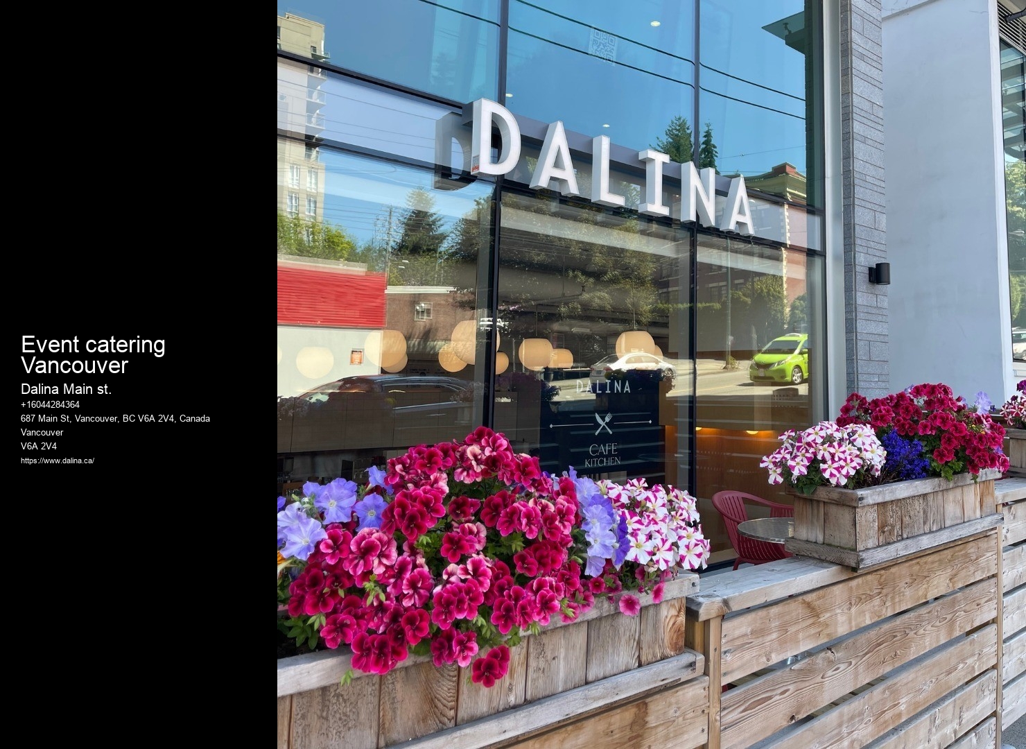Personalized Catering Event catering Vancouver