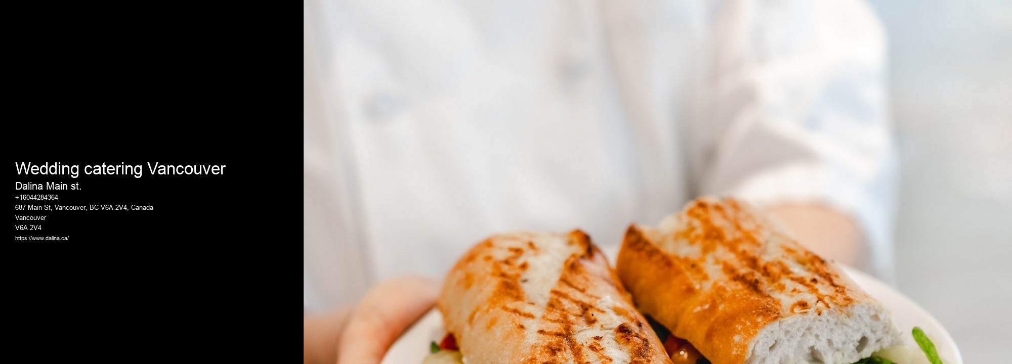 International Buffet Catering Wedding catering Vancouver