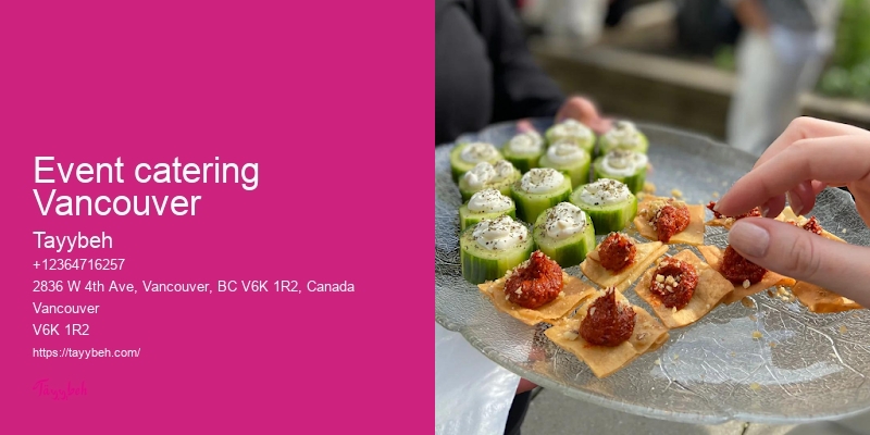 Event catering Vancouver