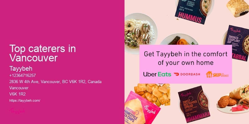 Top caterers in Vancouver