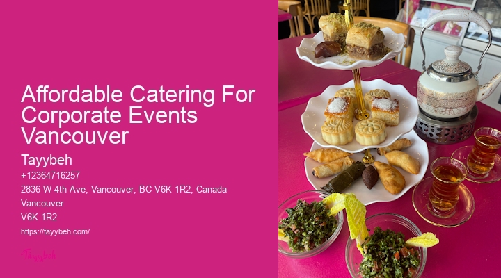 Catering For Weddings In Affordable Catering For Corporate Events Vancouver