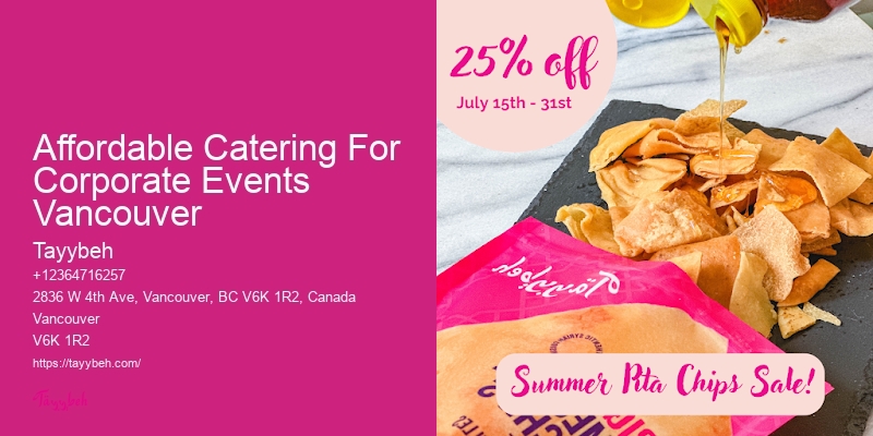 Event Food Catering In Affordable Catering For Corporate Events Vancouver