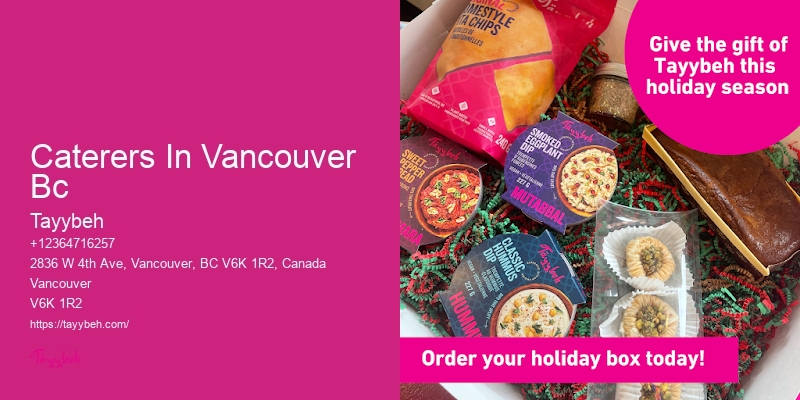 Caterers In Vancouver Bc’S Top Event Caterers
