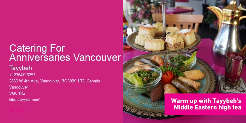 Catering For Anniversaries Vancouver