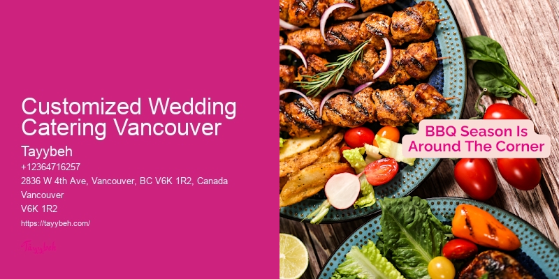 Customized Wedding Food Packages Customized Wedding Catering Vancouver