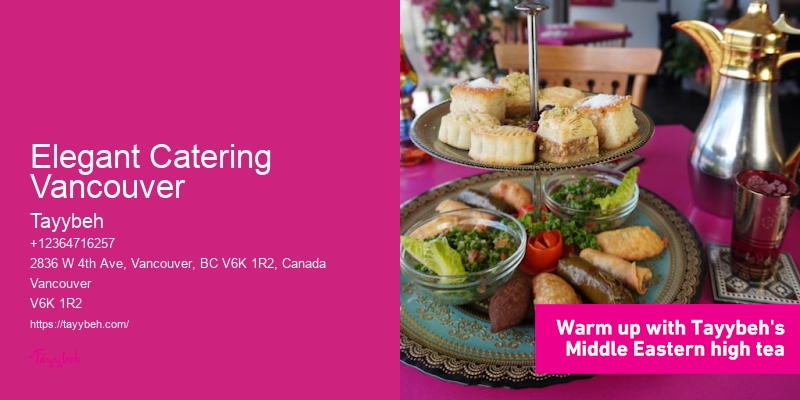 Local Catering Experts Near Me Elegant Catering Vancouver