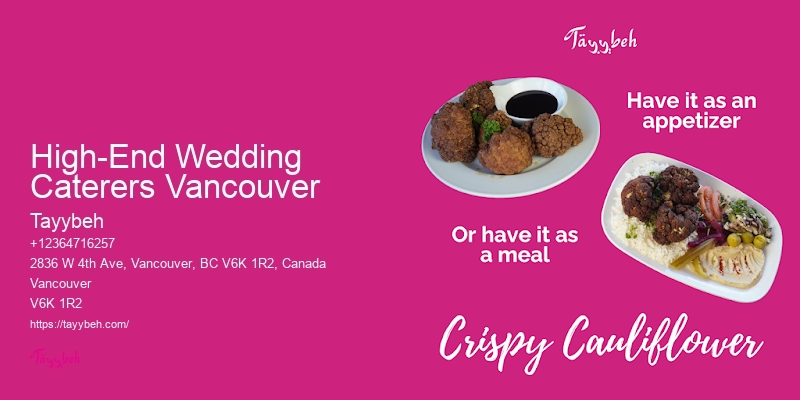High-End Wedding Caterers Vancouver’S Professional Caterers For Events