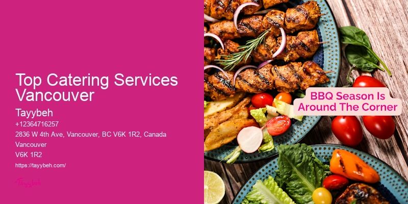 Wedding Catering Services Top Catering Services Vancouver  Bc