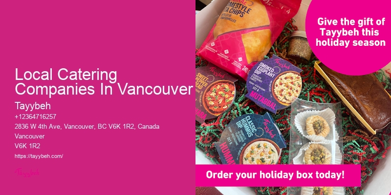 Local Catering Companies In Vancouver