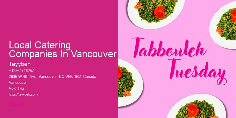 Private Chef Catering Local Catering Companies In Vancouver
